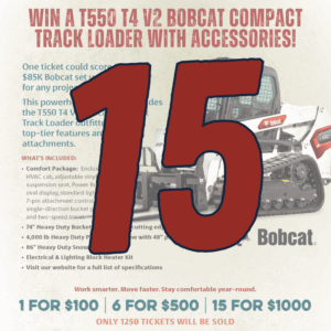 15 Bobcat Raffle Tickets