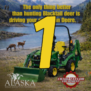 1 John Deere Tractor Raffle Ticket