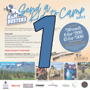 1 Rambusters Raffle Ticket