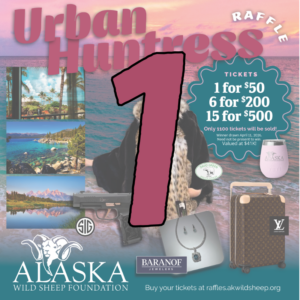 1 Urban Huntress Raffle Ticket