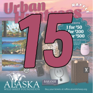 15 Urban Huntress Raffle Tickets