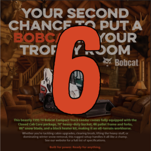 6 Bobcat Raffle Tickets