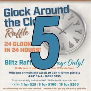 5 Glock Raffle Tickets