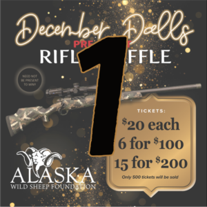 1 December Dalls Rifle Raffle Ticket