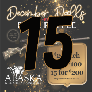 15 December Dalls Rifle Raffle Tickets